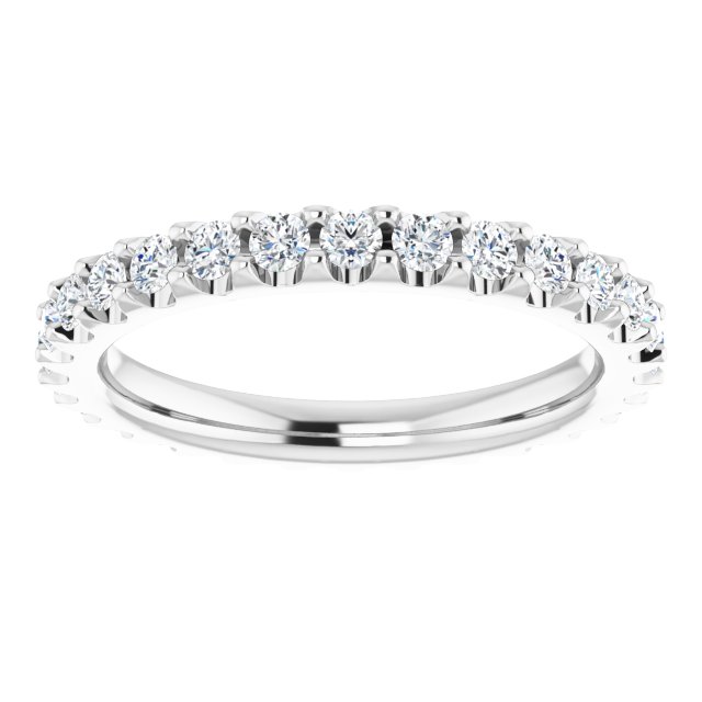 3/4 CTW Natural Diamond Eternity Band, 2.5 mm
