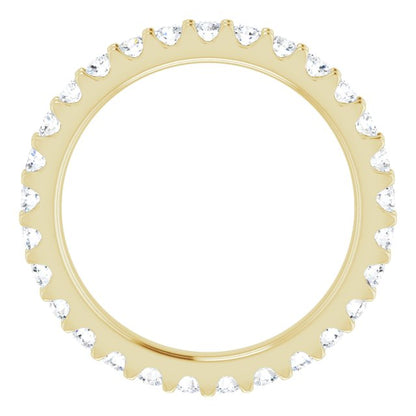 3/4 CTW Natural Diamond Eternity Band, 2.5 mm