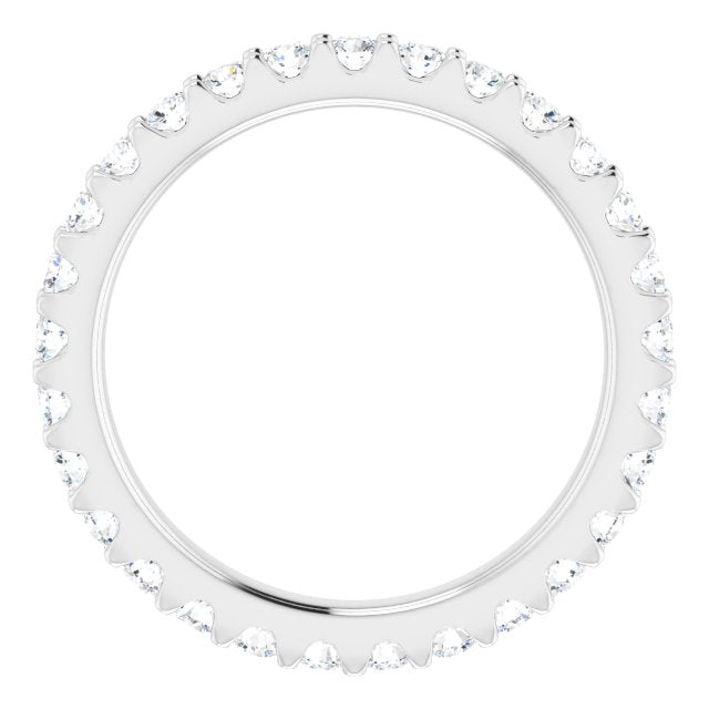 3/4 CTW Natural Diamond Eternity Band, 2.5 mm