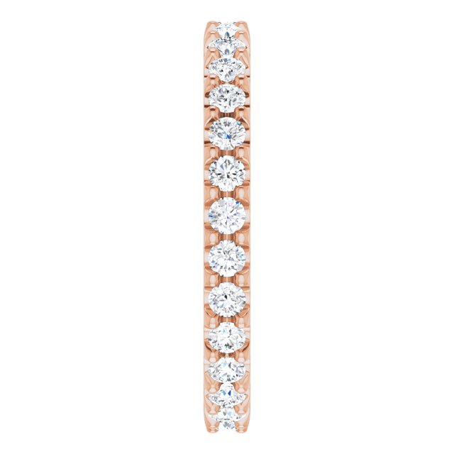 3/4 CTW Natural Diamond Eternity Band, 2.5 mm