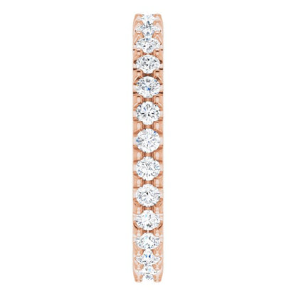 3/4 CTW Natural Diamond Eternity Band, 2.5 mm