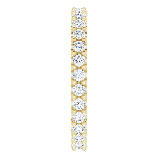 3/4 CTW Natural Diamond Eternity Band, 2.5 mm