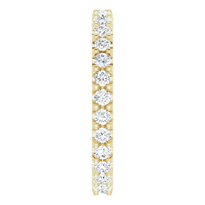 3/4 CTW Natural Diamond Eternity Band, 2.5 mm