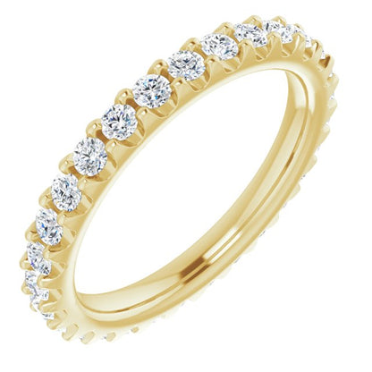 3/4 CTW Natural Diamond Eternity Band, 2.5 mm