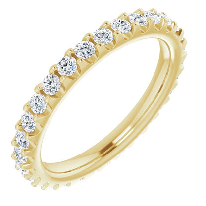 9/10 CTW Natural Diamond Eternity Band, 2.5 mm