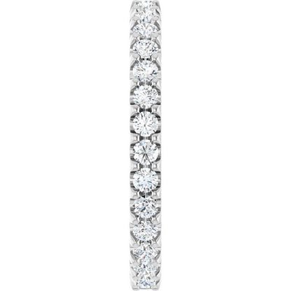7/8 CTW Lab-Grown Diamond Eternity Band, 2.5 mm
