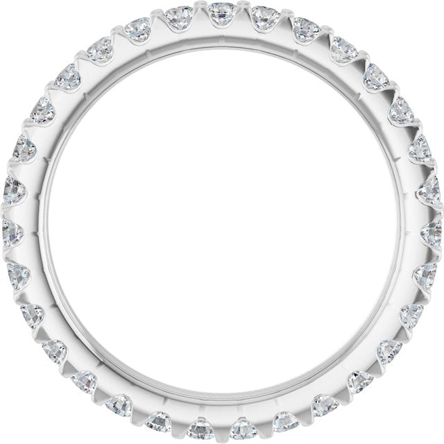 7/8 CTW Lab-Grown Diamond Eternity Band, 2.5 mm