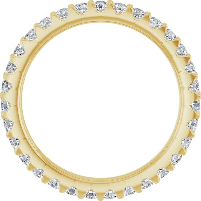 7/8 CTW Lab-Grown Diamond Eternity Band, 2.5 mm