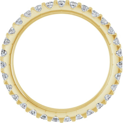 7/8 CTW Lab-Grown Diamond Eternity Band, 2.5 mm