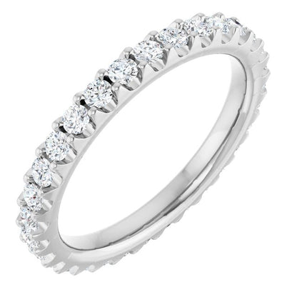 7/8 CTW Lab-Grown Diamond Eternity Band, 2.5 mm