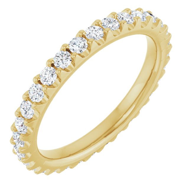 7/8 CTW Lab-Grown Diamond Eternity Band, 2.5 mm