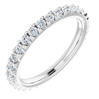 9/10 CTW Natural Diamond Eternity Band, 2.5 mm