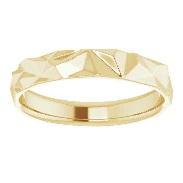 Geometric Comfort-Fit Flat Band