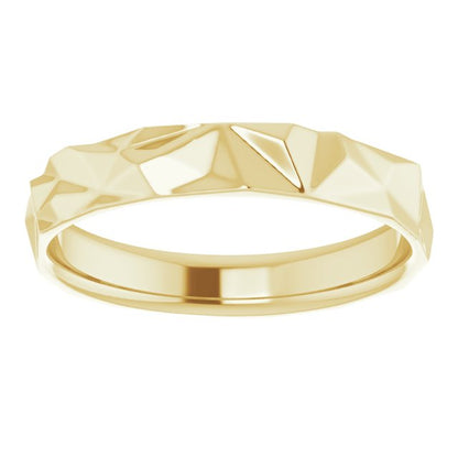 Geometric Comfort-Fit Flat Band