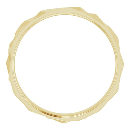 Geometric Comfort-Fit Flat Band