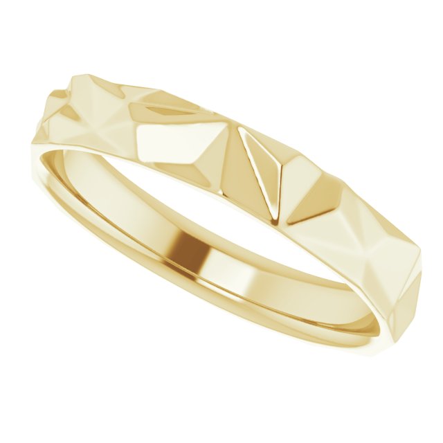 Geometric Comfort-Fit Flat Band