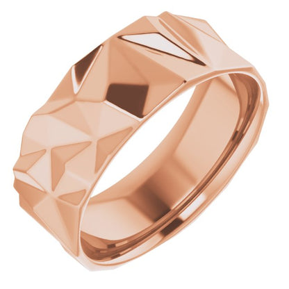 Geometric Comfort-Fit Flat Band