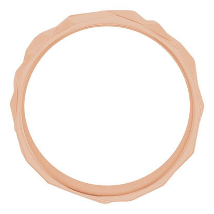 Geometric Comfort-Fit Flat Band