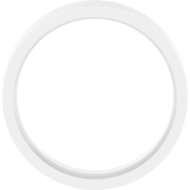 Grooved Tread Pattern Comfort-Fit Flat Band