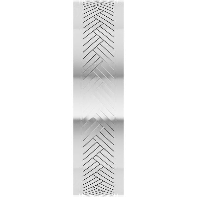 Grooved Tread Pattern Comfort-Fit Flat Band