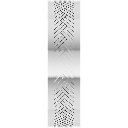 Grooved Tread Pattern Comfort-Fit Flat Band