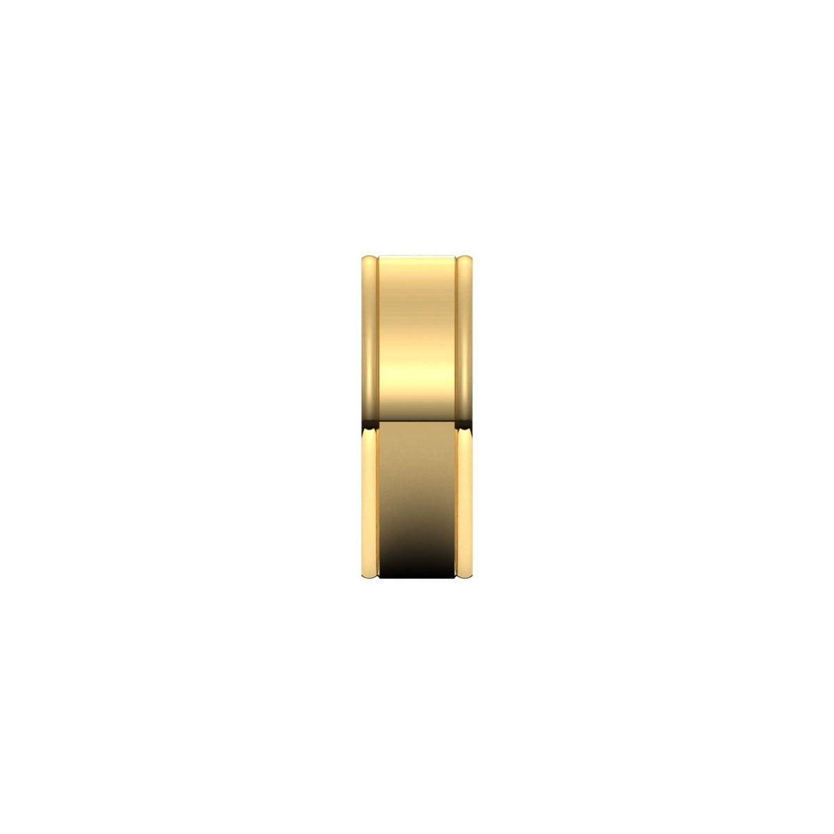 Grooved Comfort-Fit Flat Band, 5 mm (52013)