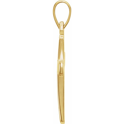 Cross Pendant, 19.3 x 11.4 mm