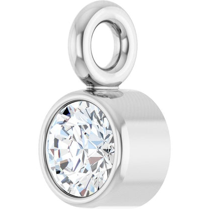 .04 CT Natural Diamond Dangle, 2.82 mm x 4.91 mm