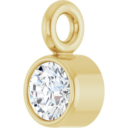 .04 CT Natural Diamond Dangle, 2.82 mm x 4.91 mm