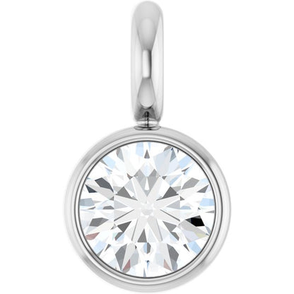 .04 CT Natural Diamond Dangle, 2.82 mm x 4.91 mm