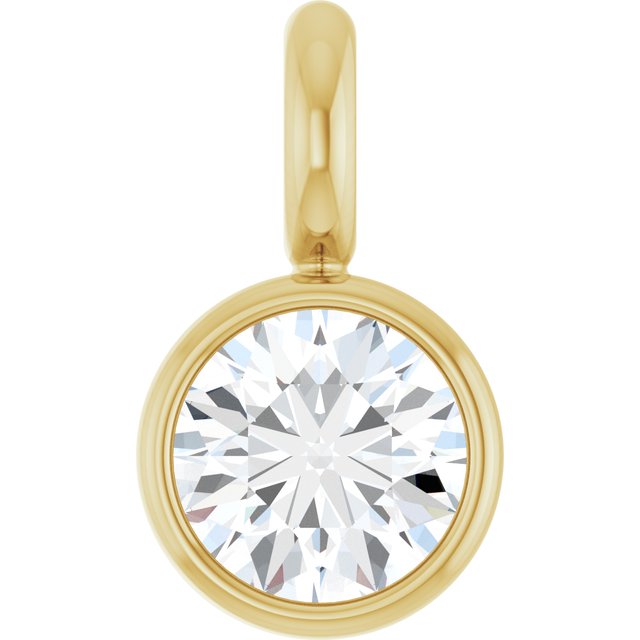 .04 CT Natural Diamond Dangle, 2.82 mm x 4.91 mm