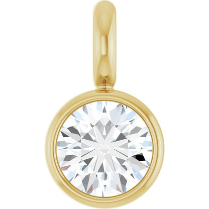 .04 CT Natural Diamond Dangle, 2.82 mm x 4.91 mm