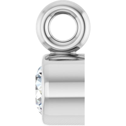 .04 CT Natural Diamond Dangle, 2.82 mm x 4.91 mm