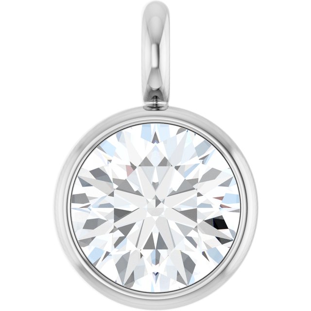 1/6 CT Natural Diamond Dangle, 3.94 mm x 5.95 mm
