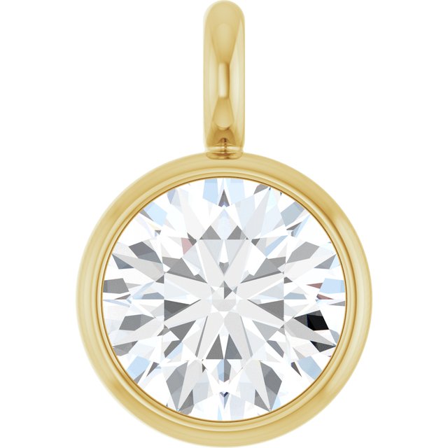 1/6 CT Natural Diamond Dangle, 3.94 mm x 5.95 mm