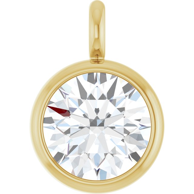 1/5 CT Natural Diamond Dangle, 4.57 mm x 6.58 mm