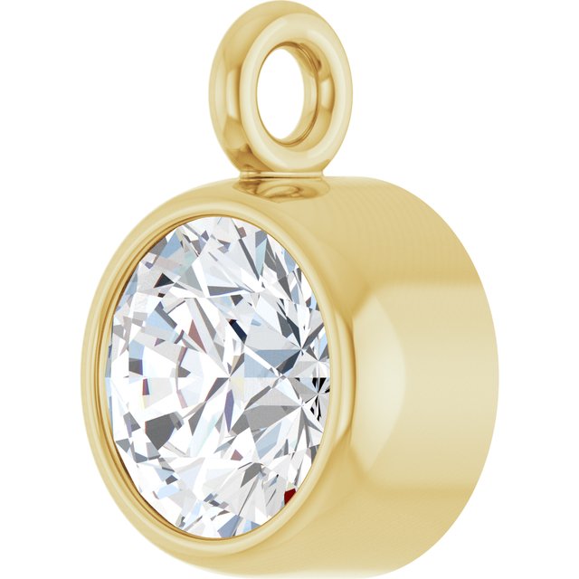1/5 CT Natural Diamond Dangle, 4.57 mm x 6.58 mm