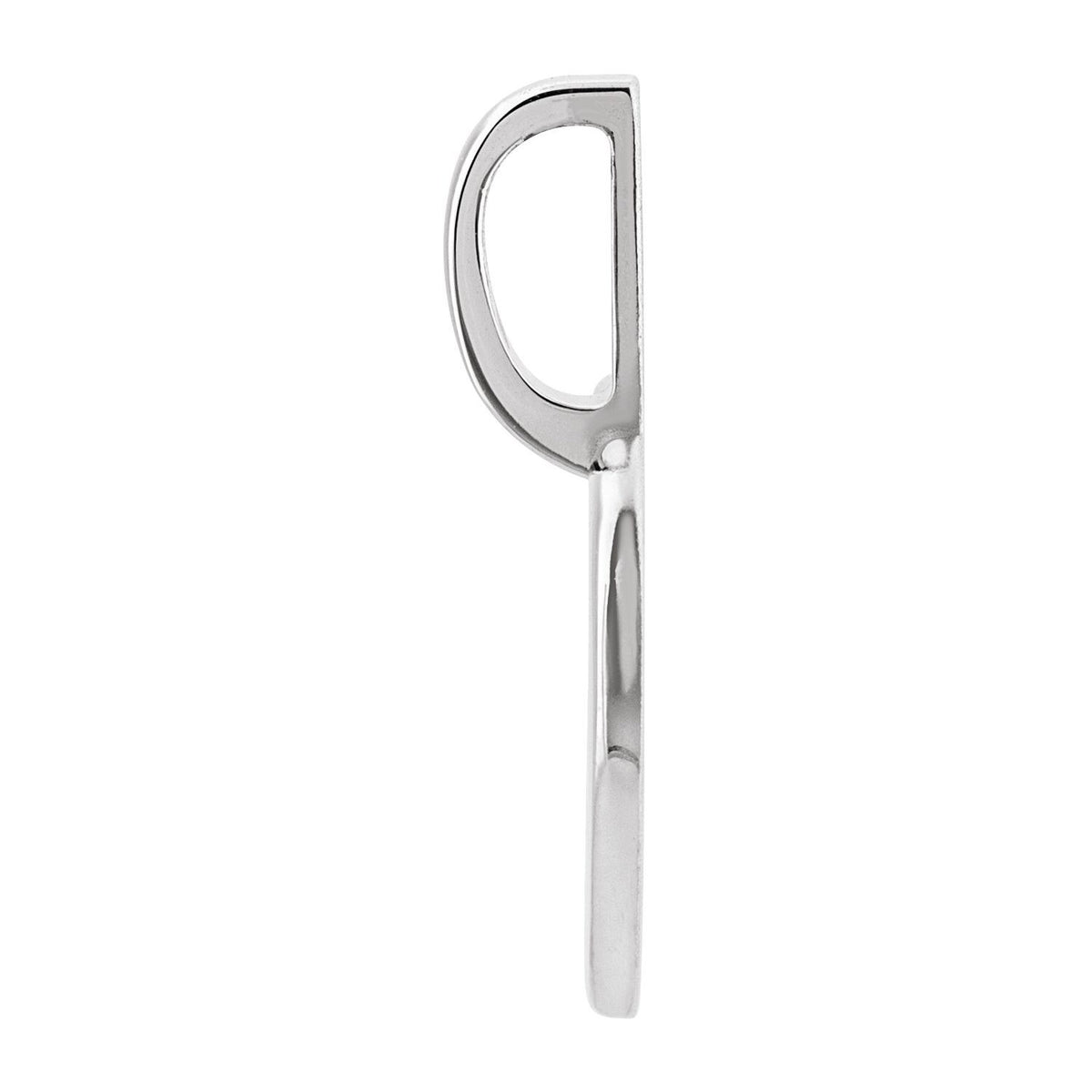 Engravable Heart Charm/Pendant, 18.27 x 10.96 mm