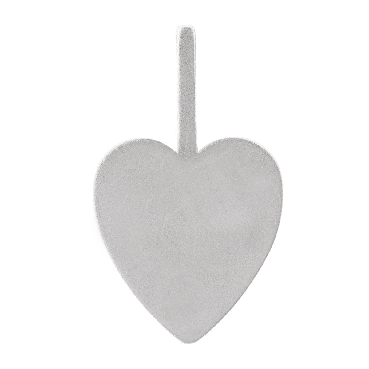 Engravable Heart Charm/Pendant, 18.27 x 10.96 mm