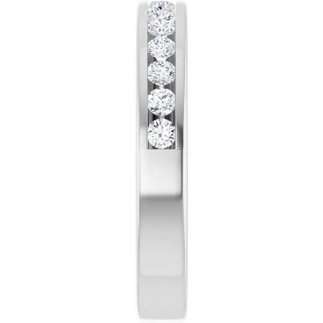 3/8 CTW Natural Diamond Channel-Set Anniversary Band
