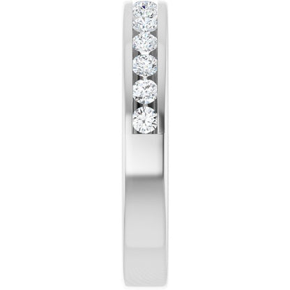 3/8 CTW Natural Diamond Channel-Set Anniversary Band
