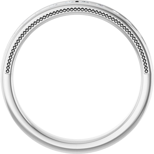 3/8 CTW Natural Diamond Channel-Set Anniversary Band