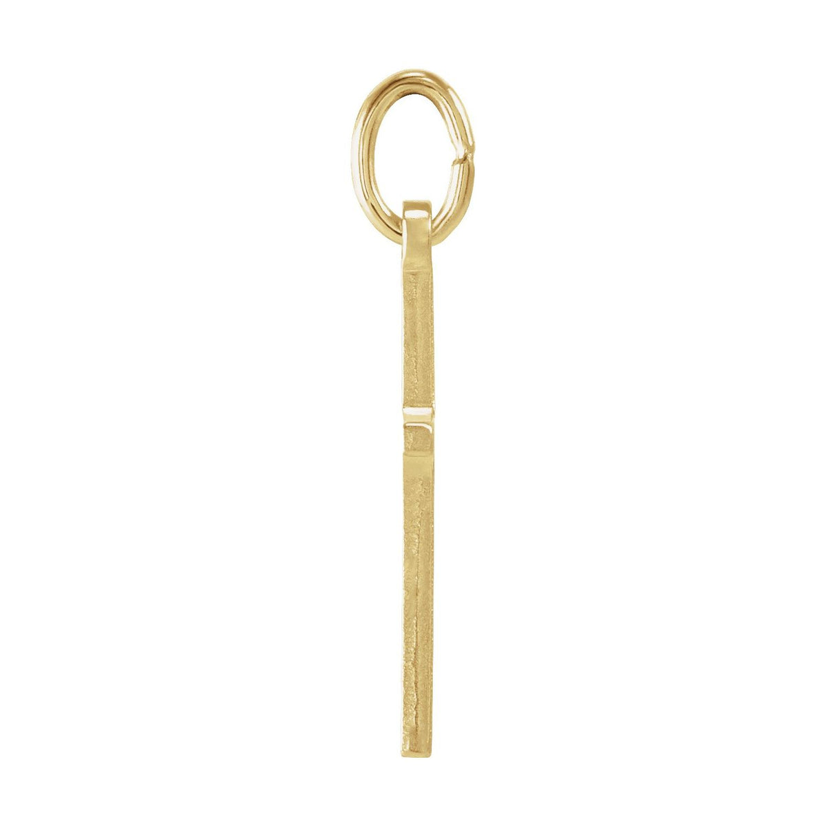 14K Yellow Gold 15.5x10 mm Cross Pendant