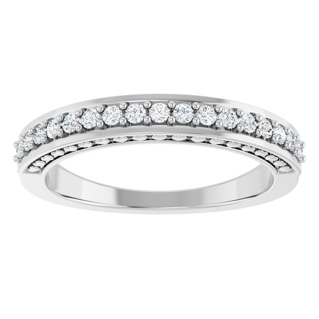 1/5 CTW Natural Diamond Anniversary Band, 3.09 x 15.15 mm