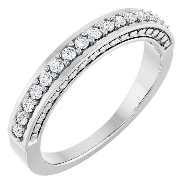 1/5 CTW Natural Diamond Anniversary Band, 3.09 x 15.15 mm