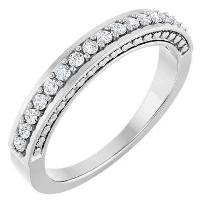 1/5 CTW Natural Diamond Anniversary Band, 3.09 x 15.15 mm