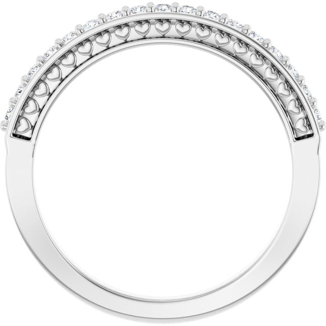 1/5 CTW Natural Diamond Anniversary Band, 3.09 x 15.15 mm
