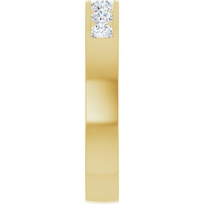 3/8 CTW Lab-Grown Diamond Band, 3.6 mm