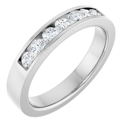 3/8 CTW Lab-Grown Diamond Band, 3.6 mm