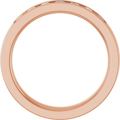 3/8 CTW Lab-Grown Diamond Band, 3.6 mm